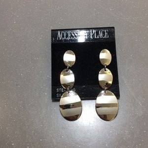 🌕simple studs silver Earrings